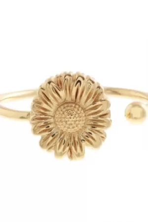 Image of Ladies Olivia Burton Gold Plated Daisy Open Ended Ring OBJ16DAR03