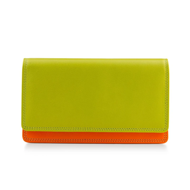 Image of PRIMEHIDE 'London' Leather Matinee Purse Lime