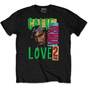 Image of Tupac - California Love Unisex Medium T-Shirt - Black