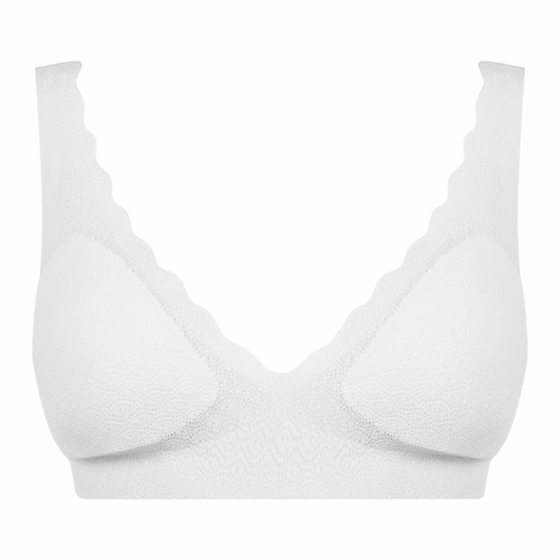 Image of Sloggi Lace Bralet - White White 14