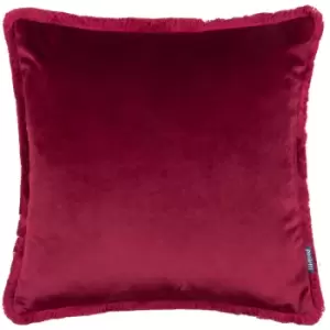 Image of Freya Cushion Berry, Berry / 45 x 45cm / Polyester Filled