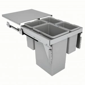 Image of Stanto 50 Waste Bin for 500mm Base Unit 1 x 24 3 x 8L Bins
