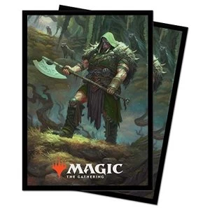 Image of Ultra Pro Magic The Gathering: Throne of Eldraine Garruk - Cursed Huntsman - 100 Sleeves