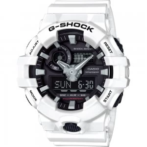Image of Casio G-SHOCK Standard Analog-Digital Watch GA-700-7A - White