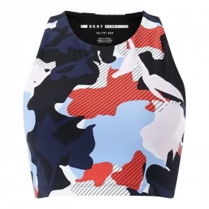 Image of DKNY Camouflage Crop Top - Multi