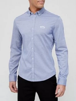 Image of Hugo Boss Biado R Oxford Shirt Light Blue Size M Men
