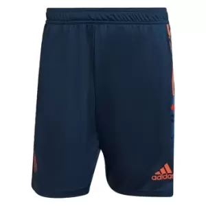 Image of adidas Manchester United Condivo 22 Training Shorts Mens - Blue