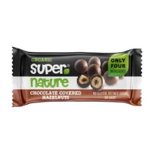 Image of Supernature Chocolate Covered Hazelnuts 40g
