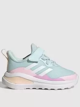 Image of adidas Infant Fortarun, Blue/White, Size 4