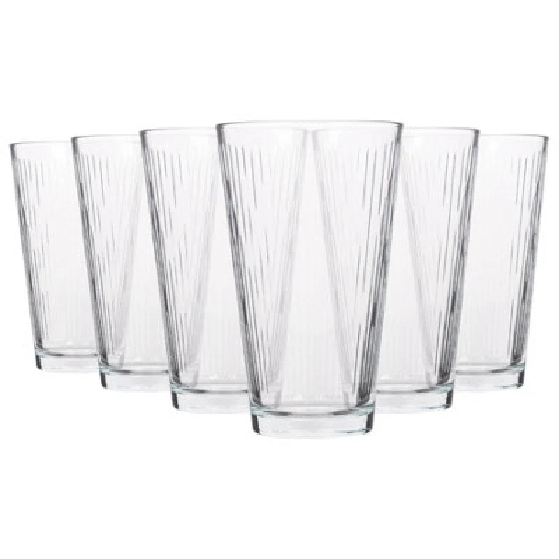 Image of LAV Nora Highball Glasses - 325ml - Pack of 6 Clear unisex