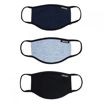 Image of Hype Face Mask 3 Pack Junior - Dark