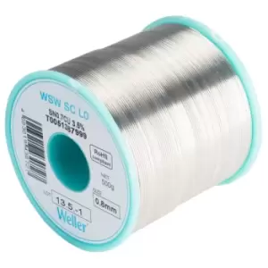 Image of Weller T0051387999 Solder, 99.3/0.7, 227 Deg, 0.8Mm, 500G