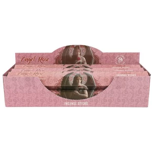 Image of Pack of 6 Angel Rose Incense Sticks by Anne Stokes
