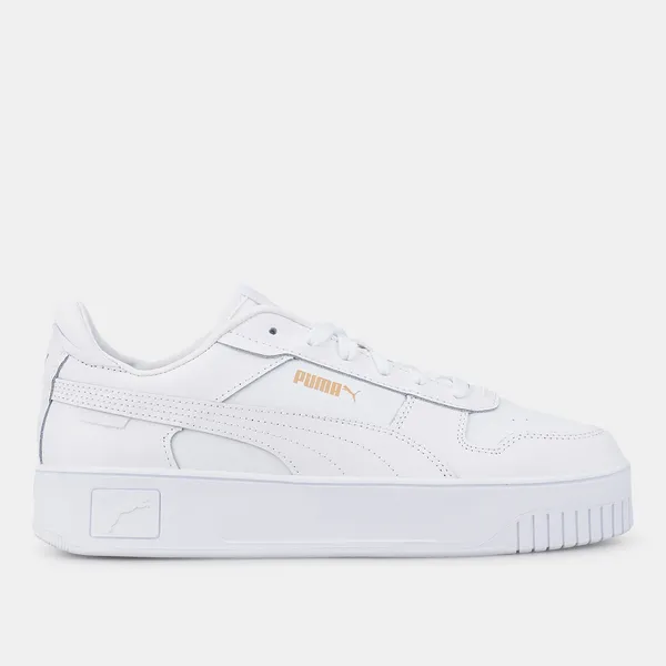 Image of PUMA carina street trainers in white White UK 7 (EU 40½)