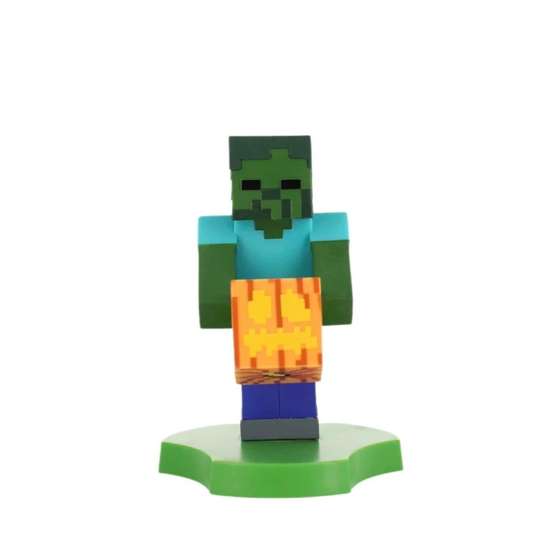 Image of Cable Guys Minecraft: Zombie Cable Guys Holdems Mini Phone Stand and Device Holder Multi unisex One Size