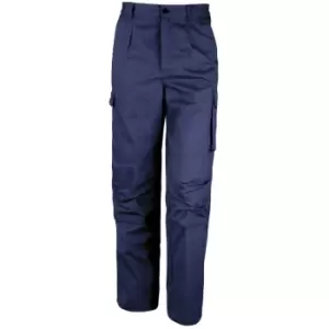 Image of Result Unisex Work-Guard Windproof Action Trousers / Workwear (L) (Navy Blue) - Navy Blue