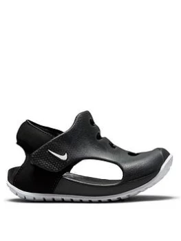 Image of Nike Sunray Protect 3 Sandals - Black/White, Size 5.5