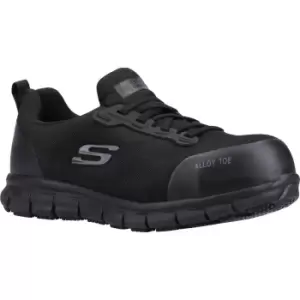 Image of Skechers Sure Track Jixie Womens Safety Trainers Black Size 7