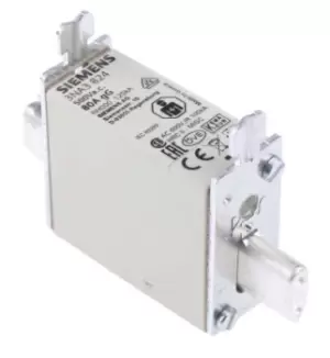 Image of Siemens 80A 000 NH Centred Tag Fuse, gG, 500V ac