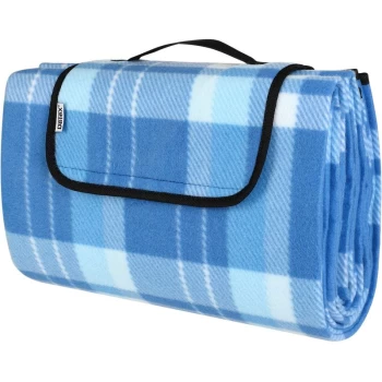 Image of Picnic Blanket 150/ 200cm Camping Travel Outdoor Waterproof Beach Mat Rug 195x150cm. Blue - Detex
