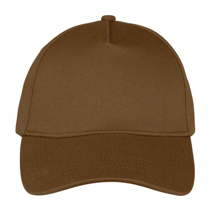 Image of Native Spirit Womens 5 Panel Baseball Cap in Camel Camel Female One Size