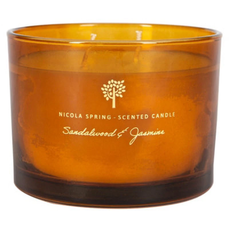 Image of Nicola Spring Soy Wax Scented Candle - 350G - Sandalwood & Jasmine