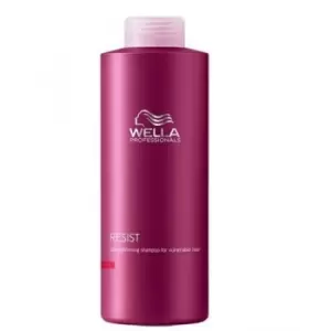 Image of Wella Resist Strengthening Shampoo For Vulnerable Hair 1000ml