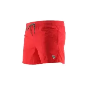 Image of Paul Smith Red Zebra Logo Swim Shorts