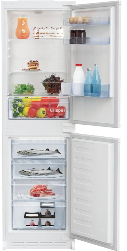 Image of Beko BCSM450 Integrated Fridge Freezer with Sliding Door