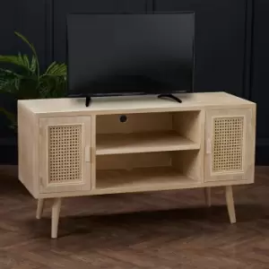 Image of Light Oak Effect Small TV Unit - Toulouse