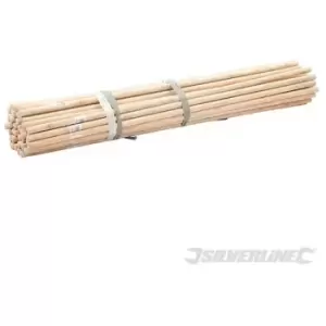 Image of Silverline (746719) Broom Handles 5' x 1-1/8 Pack of 30