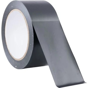 Image of Black PVC Builders Tape - 50MM X 33M - Avon