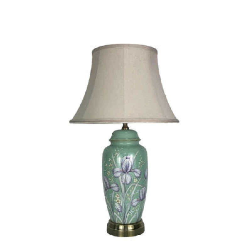 Image of Table Lamp and Shade - Ceramic - L19 x W19 x H47cm MinsterStylishLivingLtd7452