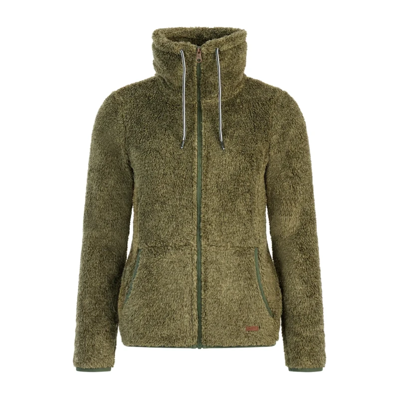Image of Protest Womens full-zip fleece Protest Riri Vert Female L