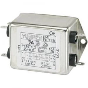 Image of EMI filter 250 V AC 10 A 1.2 mH L x W x H 75 x