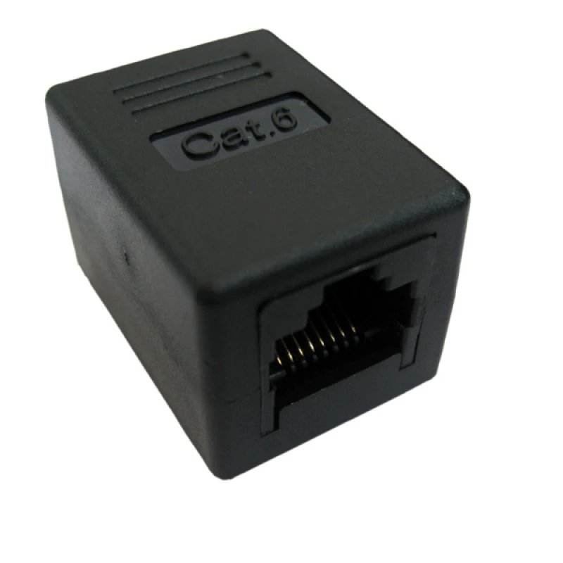 Image of Value RJ-45 Modular Coupler. Cat.6. unshielded. black