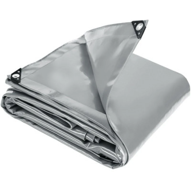 Image of Tectake Tarpaulin - Waterproof, Tear-, Temperature-, Mould-Resistant, Protective Cover - 3 X 6 M