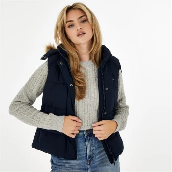 Image of Jack Wills Eco Willow Heritage Puffer Gilet - Navy