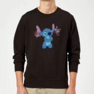 Image of Disney Lilo And Stitch Little Devils Sweatshirt - Black