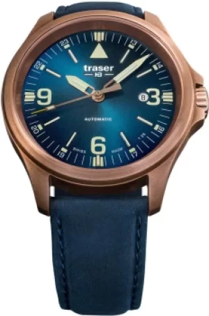 Image of Traser H3 Watch Active Lifestyle P67 Officer Pro Automatic Bronze Blue