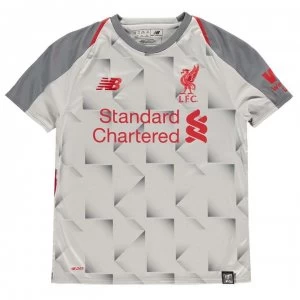 Image of New Balance Liverpool Third Shirt 2018 2019 Junior - Grey