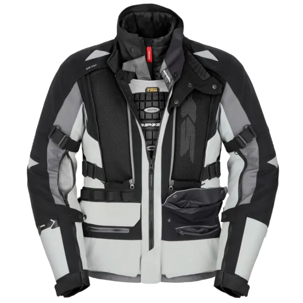 Image of Spidi Allroad Jacket Black Gray Size L