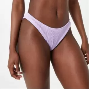 Image of Jack Wills Eco Crinkle Tanga Bikini Bottom - Purple