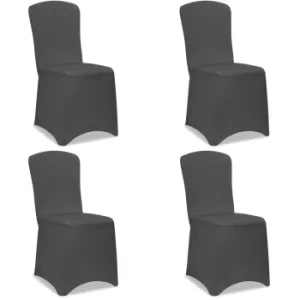 Image of Chair Cover 4Pcs Set Anthracite