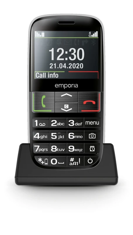 Image of Emporia Emporia emporiaEUPHORIA-LTE 5.84cm (2.3") 98g Black Senior phone V50-LTE_001