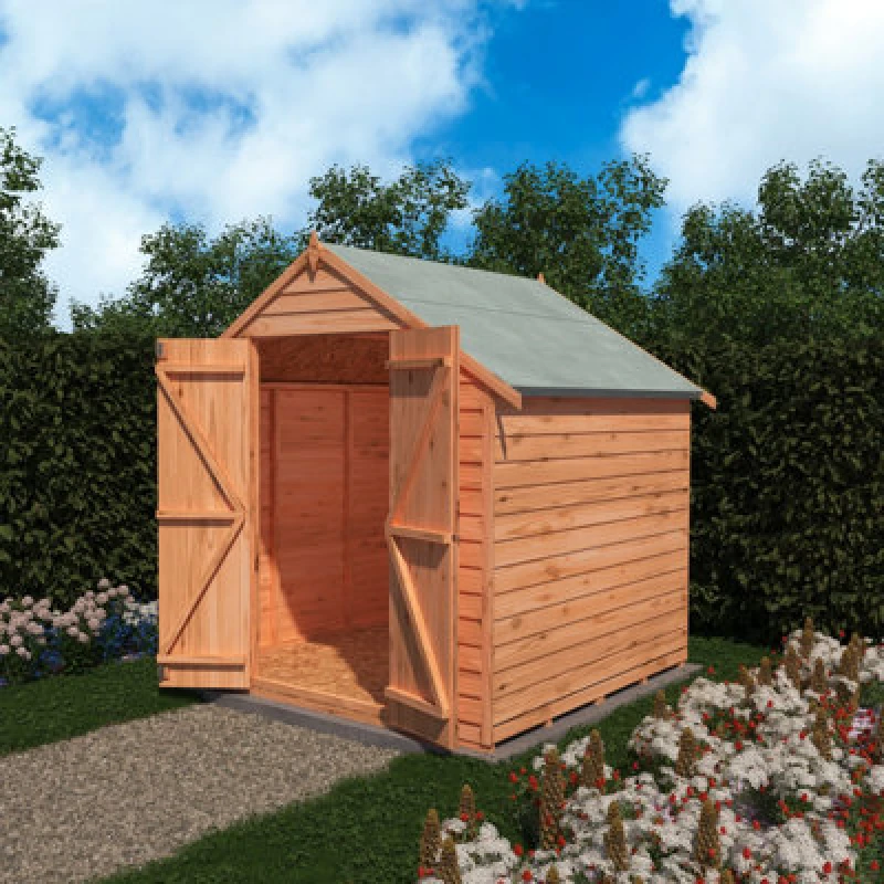 Image of Shire Value Overlap Shed, 6X6 Ft With Double Doors