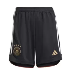 Image of adidas Germany Home Shorts 2022/2023 Juniors - Black