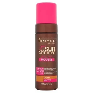 Image of Rimmel London Sunshimmer Self Tan Mousse 150ml Light Matte