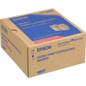 Image of Epson S050607 Magenta Laser Toner Ink Cartridge