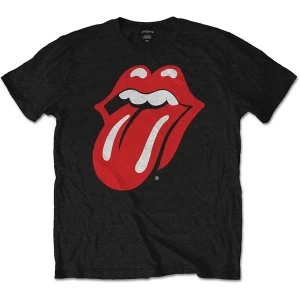 Image of The Rolling Stones - Classic Tongue Unisex XXX-Large T-Shirt - Black